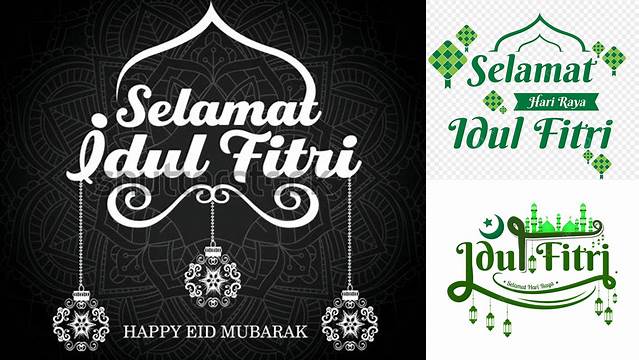 Typography Idul Fitri