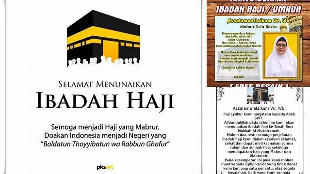 Panduan Ucapan Naik Haji yang Meyentuh Hati