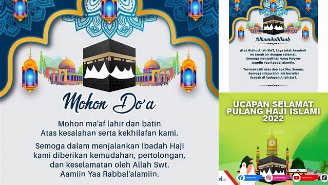 Tips Ucapan Pulang Haji untuk Jemaah yang Kembali dari Tanah Suci