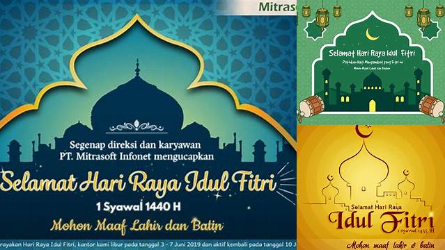 Ucapan Selamat Hari Raya Idul Fitri