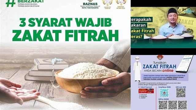 Ukuran Zakat Fitrah Nu Online