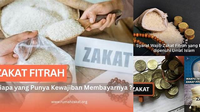 Yang Wajib Membayar Zakat Fitrah, Pahami Syarat dan Ketentuannya