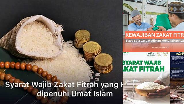 Yang Wajib Zakat Fitrah Wajib Tahu!