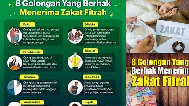 Kenali Yg Wajib Menerima Zakat Fitrah, Tunaikan Ibadahmu dengan Tepat