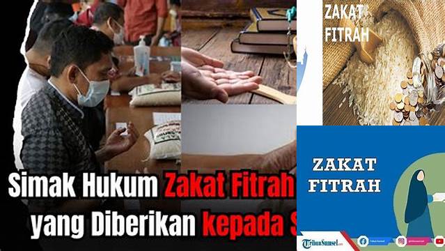 Panduan Zakat Fitrah: Siapa yang Berhak Menerimanya?