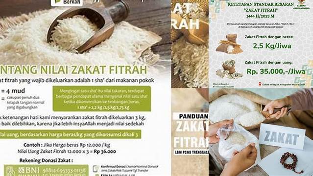 Panduan Zakat Fitrah: Berapa Kilogram Beras yang Harus Dikeluarkan?