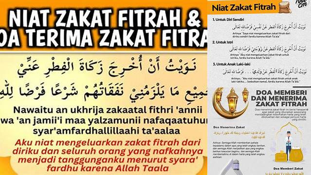 Zakat Fitrah Doa