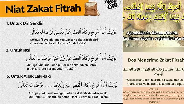 Zakat Fitrah Doa