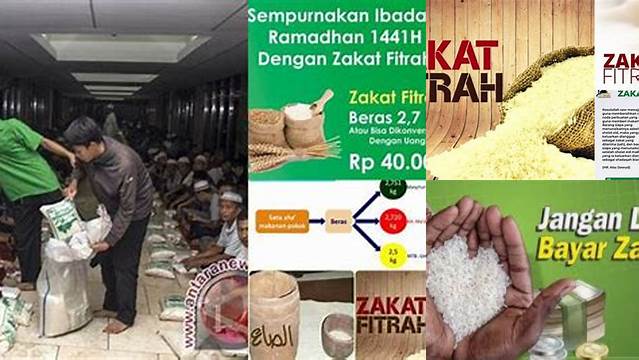 Panduan Lengkap Zakat Fitrah: Jenis Makanan yang Benar
