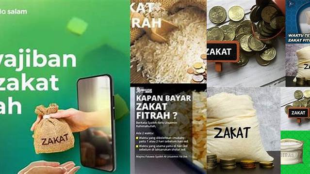 Zakat Fitrah Kapan dan Cara Membayarnya