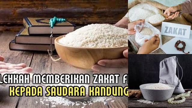 Zakat Fitrah Kepada Saudara Kandung