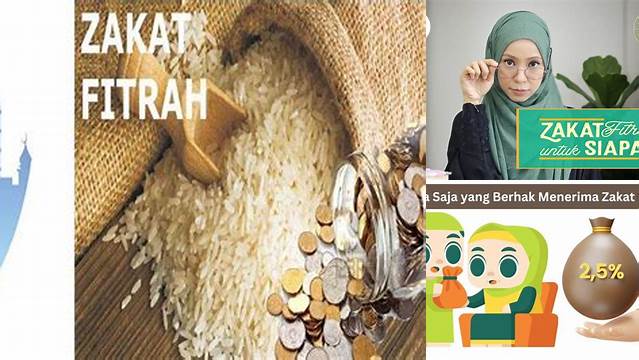 Cara Membayar Zakat Fitrah untuk Siapa Saja yang Berhak Menerimanya